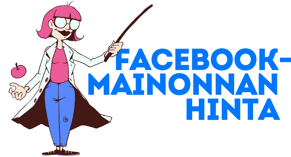 Facebook-mainonnan hinta